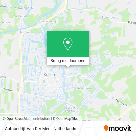 Autobedrijf Van Der Meer kaart