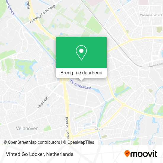 Vinted Go Locker kaart