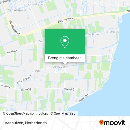 Venhuizen kaart