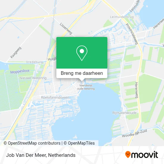 Job Van Der Meer kaart