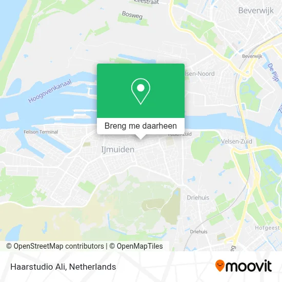 Haarstudio Ali kaart