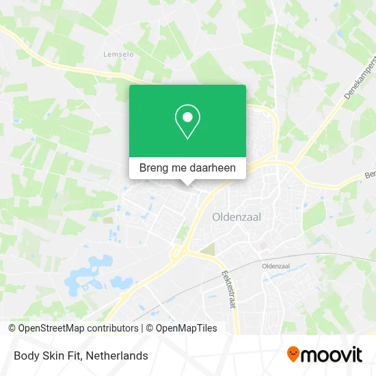 Body Skin Fit kaart