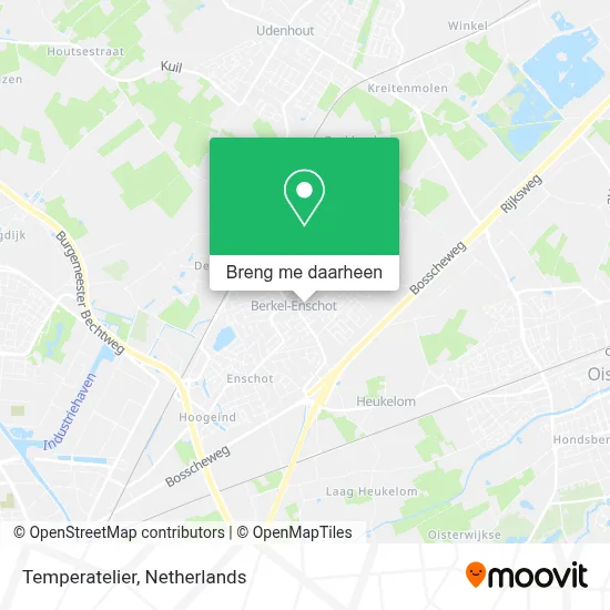Temperatelier kaart