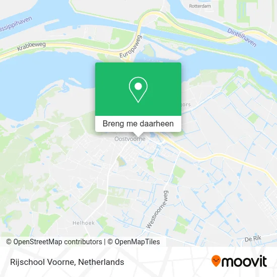 Rijschool Voorne kaart