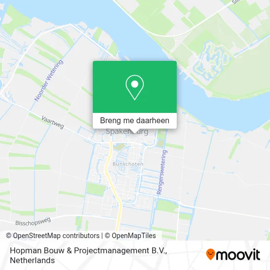 Hopman Bouw & Projectmanagement B.V. kaart