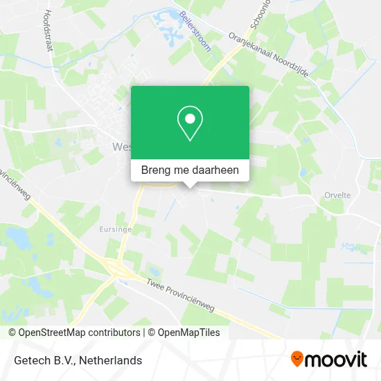 Getech B.V. kaart