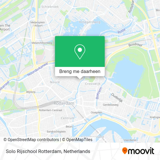 Solo Rijschool Rotterdam kaart