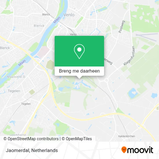 Jaomerdal kaart