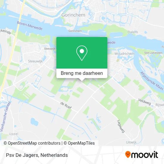 Psv De Jagers kaart