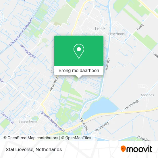 Stal Lieverse kaart