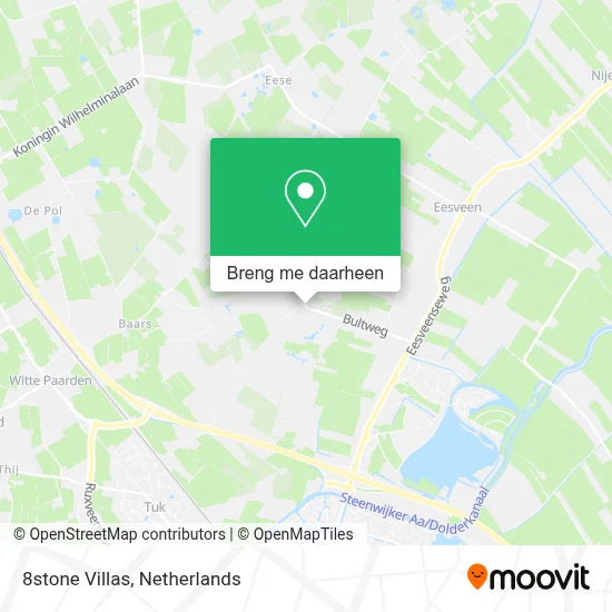 8stone Villas kaart