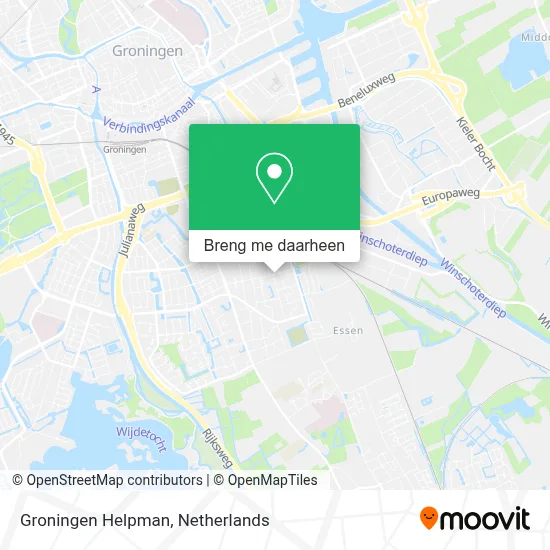 Groningen Helpman kaart