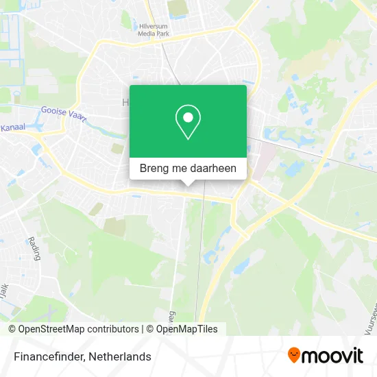 Financefinder kaart