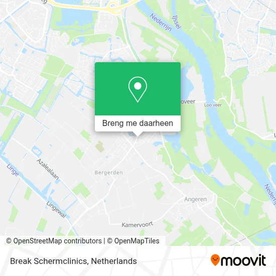 Break Schermclinics kaart