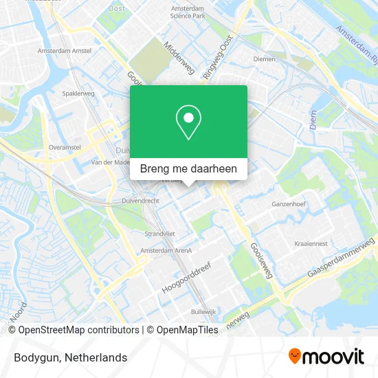 Bodygun kaart