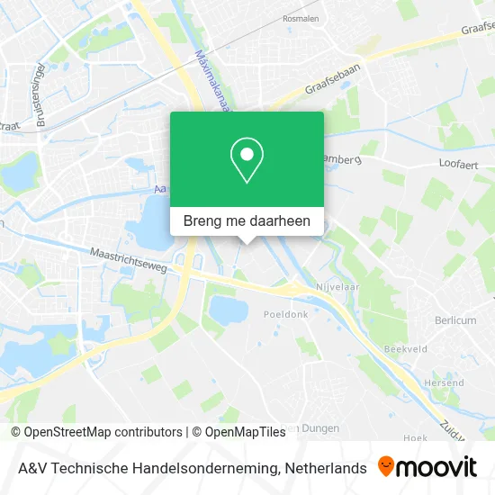 A&V Technische Handelsonderneming kaart