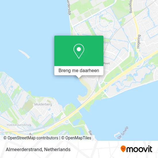 Almeerderstrand kaart