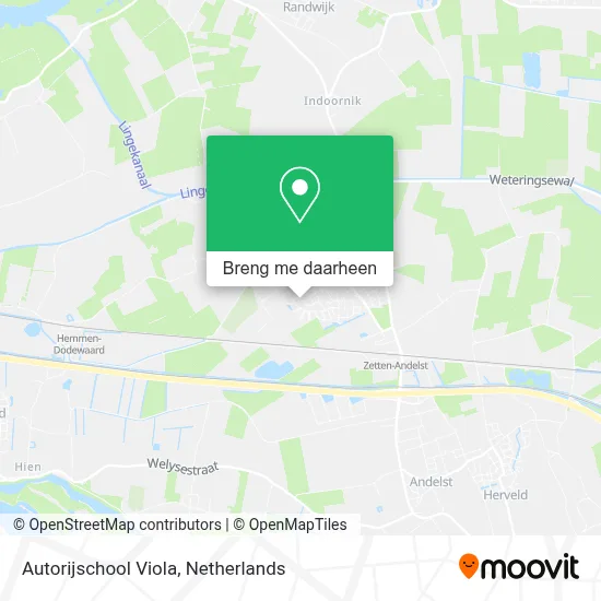 Autorijschool Viola kaart