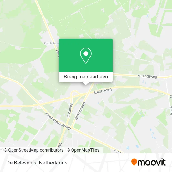 De Belevenis kaart
