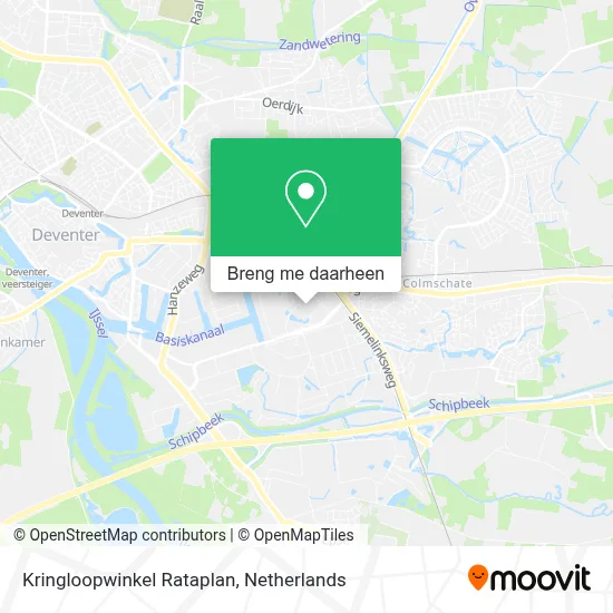 Kringloopwinkel Rataplan kaart