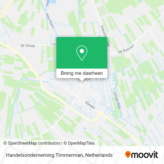 Handelsonderneming Timmerman kaart