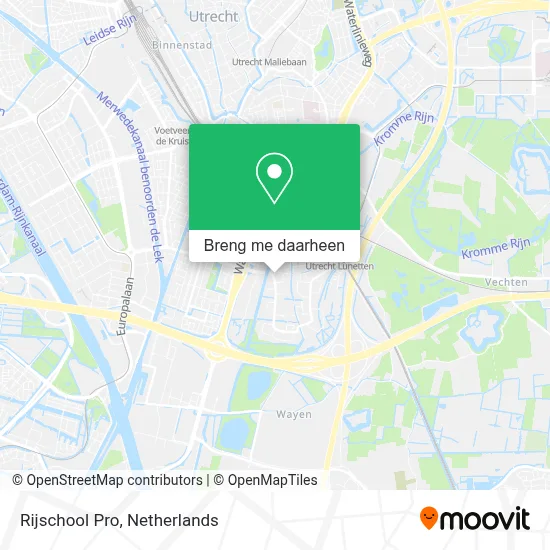 Rijschool Pro kaart