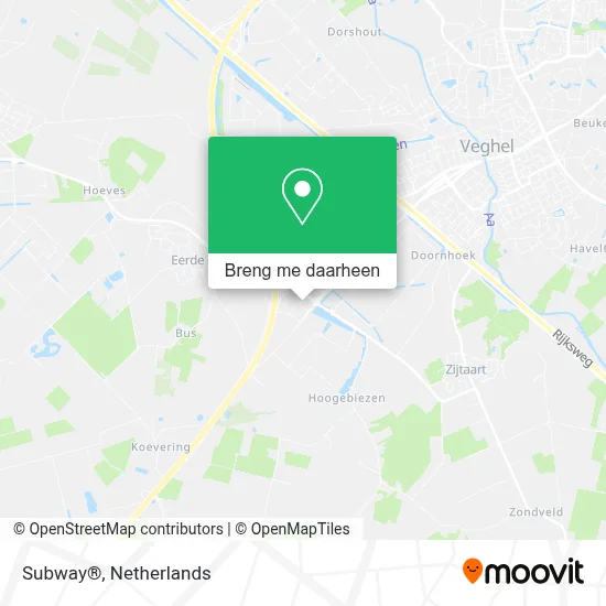 Subway® kaart