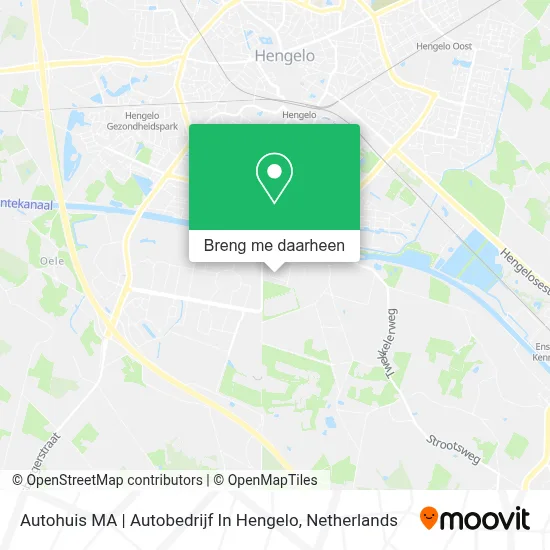 Autohuis MA | Autobedrijf In Hengelo kaart
