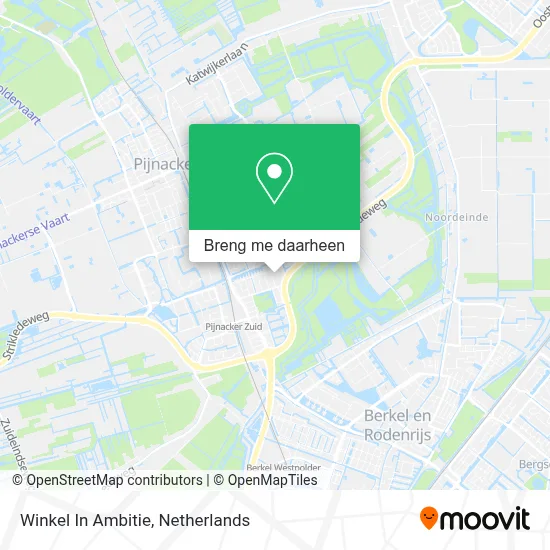 Winkel In Ambitie kaart