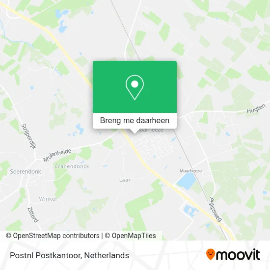 Postnl Postkantoor kaart