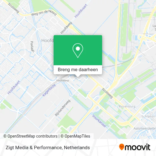 Zigt Media & Performance kaart