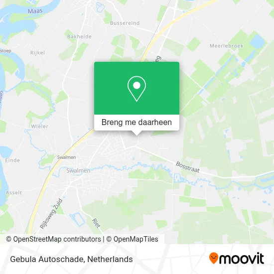 Gebula Autoschade kaart