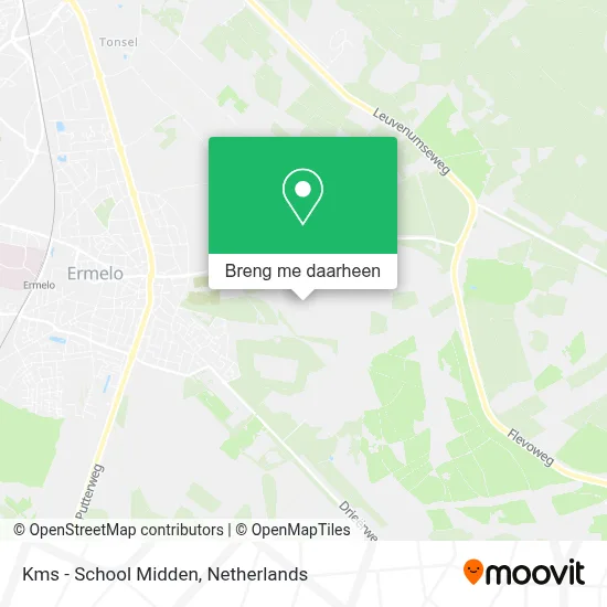 Kms - School Midden kaart