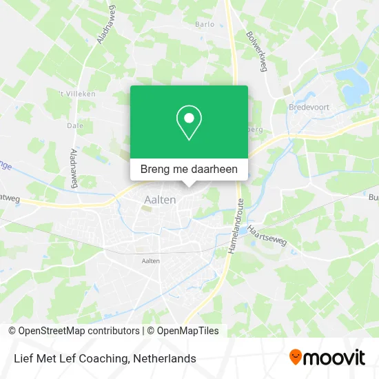 Lief Met Lef Coaching kaart