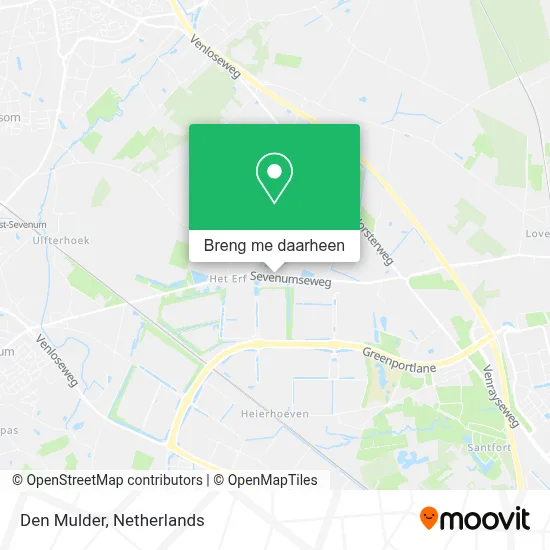 Den Mulder kaart