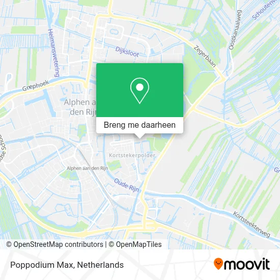 Poppodium Max kaart