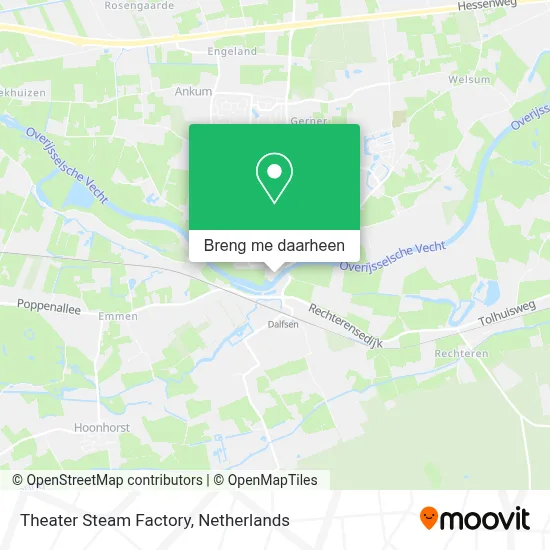Theater Steam Factory kaart