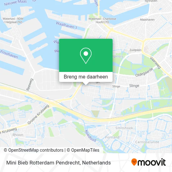 Mini Bieb Rotterdam Pendrecht kaart