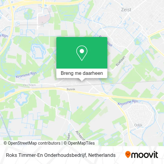Roks Timmer-En Onderhoudsbedrijf kaart