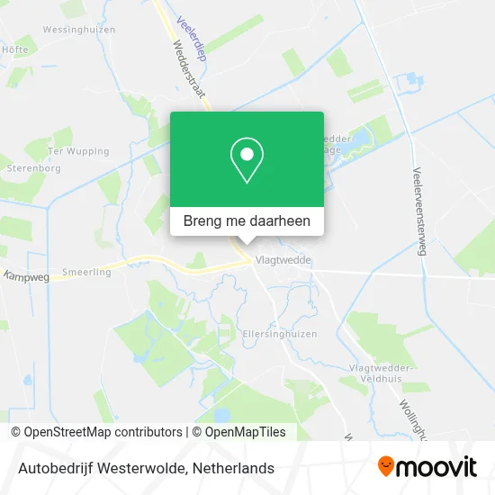 Autobedrijf Westerwolde kaart