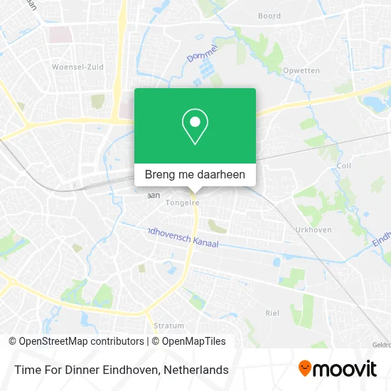 Time For Dinner Eindhoven kaart