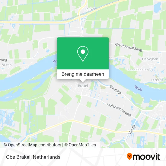 Obs Brakel kaart