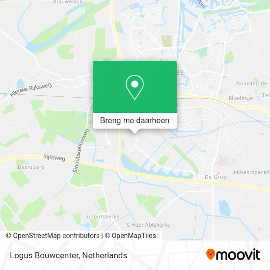 Logus Bouwcenter kaart