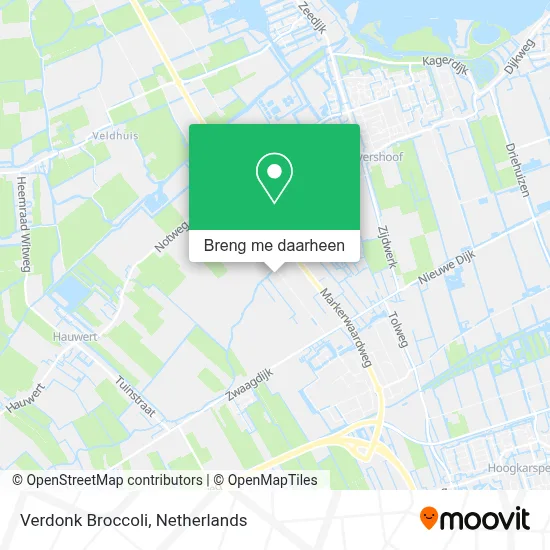 Verdonk Broccoli kaart