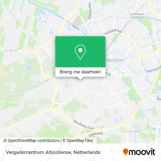 Vergadercentrum Alticollense kaart