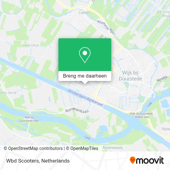 Wbd Scooters kaart