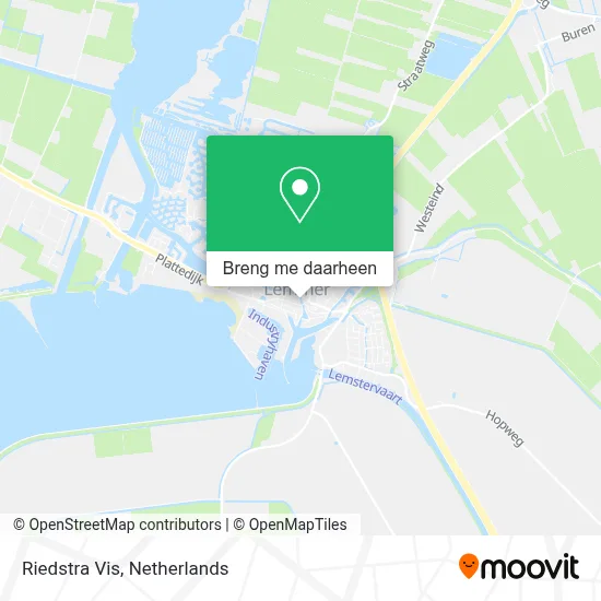 Riedstra Vis kaart