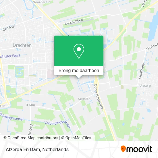 Alzerda En Dam kaart