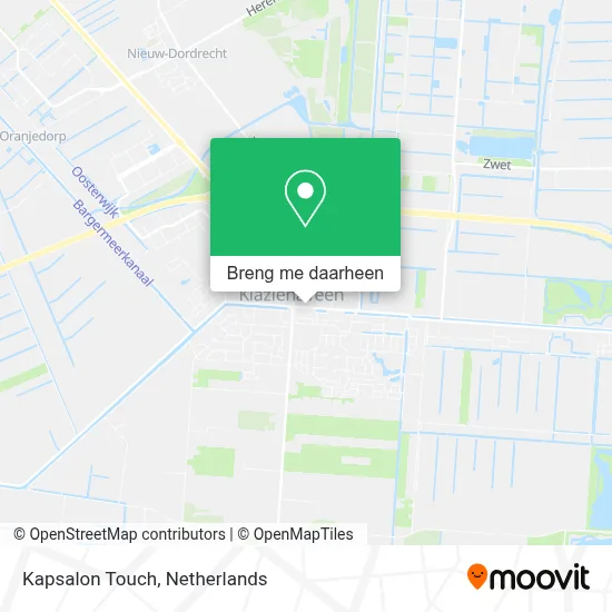 Kapsalon Touch kaart