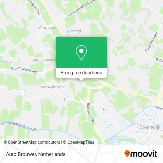 Auto Brouwer kaart